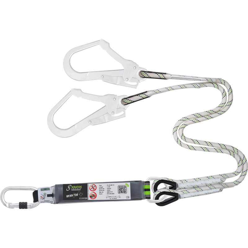 CUERDA SEG DOBLE 1,5 M C/ABS Y GANCHOS - FA3060015