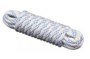 M. Cuerda de carga trenzada Ø 12 mm con distintivo azul