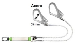 [2968] CUERDA SEG DOBLE 1,5 M C/ABS Y GANCHOS - MMAY15